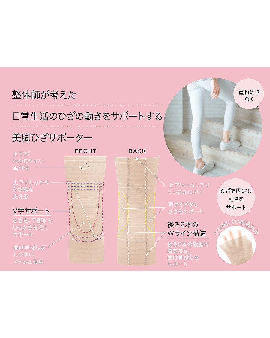 極薄からだととのうひざサポーターM | ユニフォーム総合メーカーの