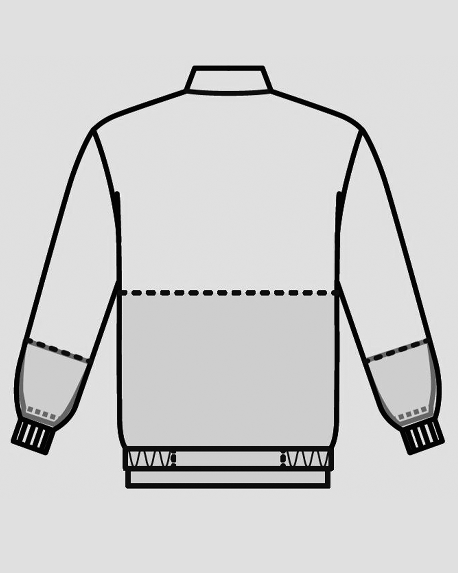 フレッシュエリア】常温作業向け 男女兼用長袖ジャンパー