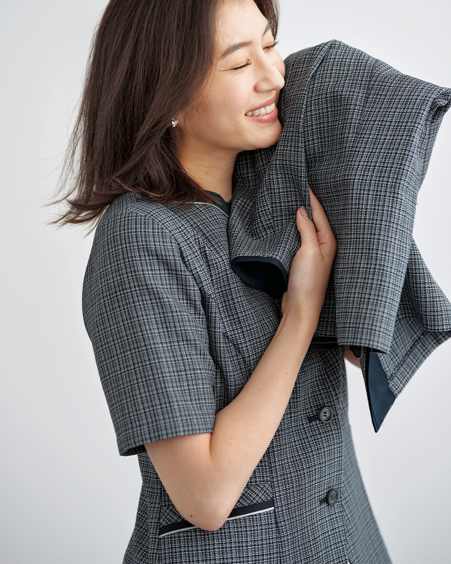 GROW (グロウ) オーバーブラウス GOBL-2406 オフィス 事務服 制服 受付 SERVO サーヴォ GROW (グロウ