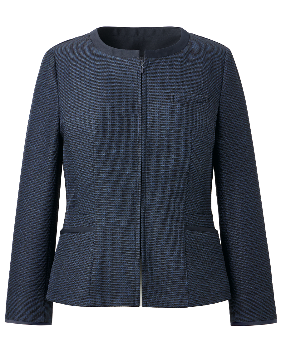 ツイーディ・ニット】 ツイード風オーバーブラウス | ユニフォーム総合