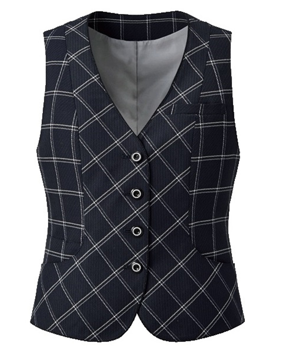 【Etro】チェックベスト エコチェック・ニット】ベスト | ユニフォーム総合メーカーの