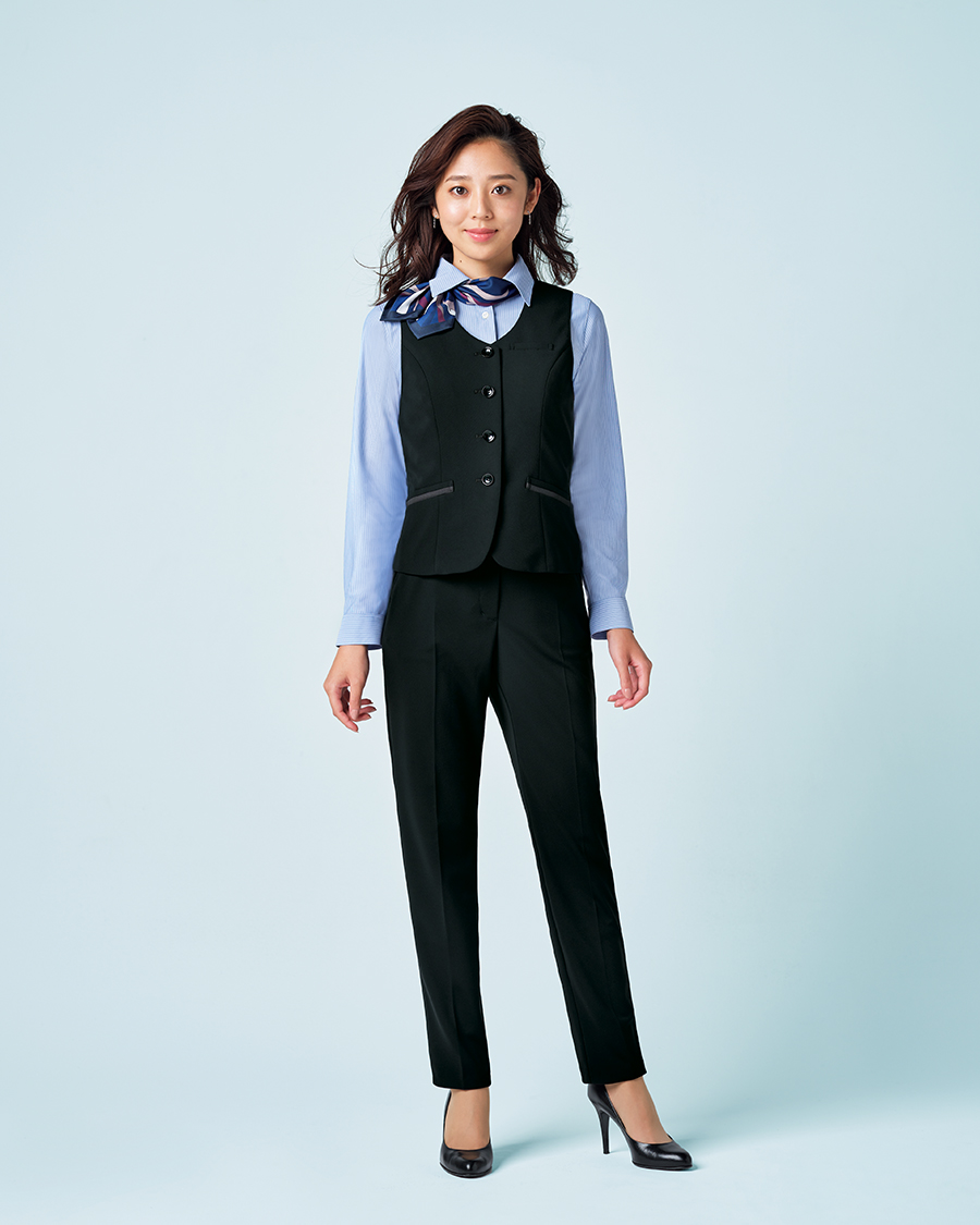 近年モデル✨アウディーレ　ルーミー　フォーマルベスト　ジレ　オフィス Roomy formal vest (Ivory) – Audire