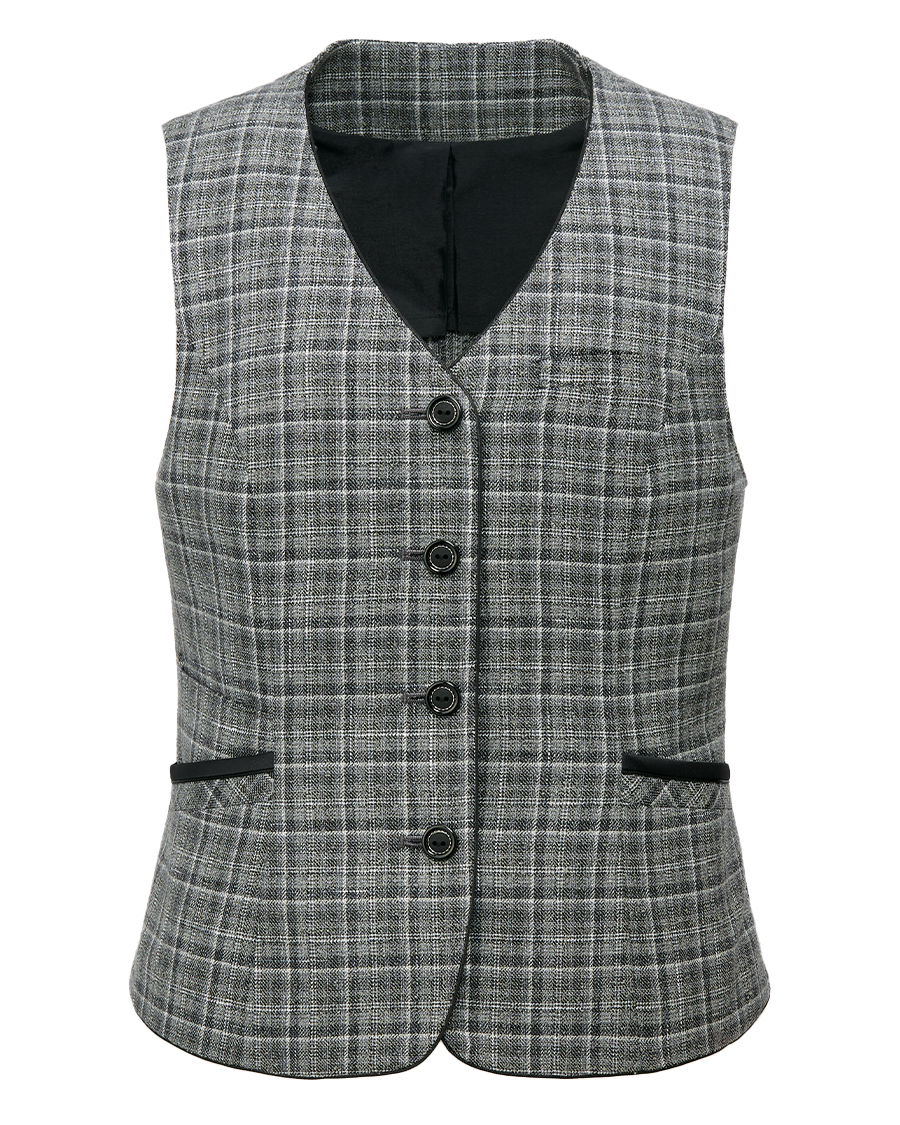 デコレート・チェック】ベスト | ユニフォーム総合メーカーのサーヴォ