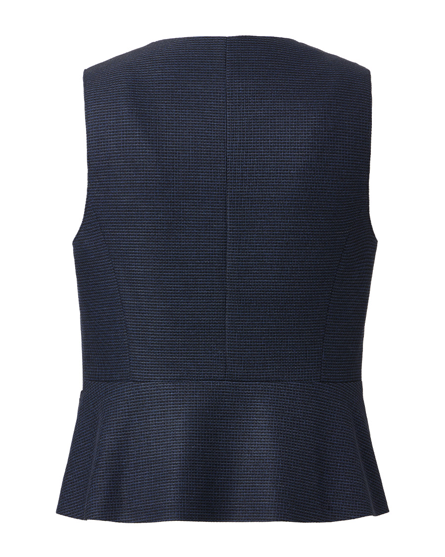 ツイーディ・ニット】 ツイード風ベスト | ユニフォーム総合メーカーの