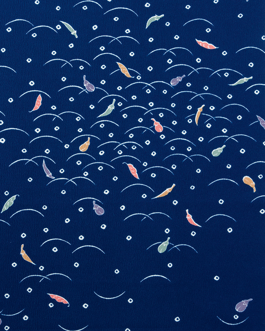 セパレート着物 露芝野菜小紋 | ユニフォーム総合メーカーのサーヴォ