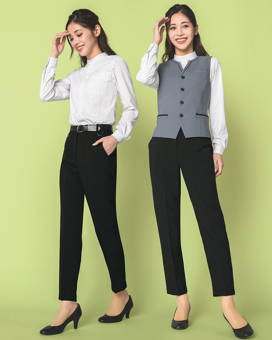 ファイントロ】裾上げ不要 女性用テーパードパンツ | ユニフォーム総合