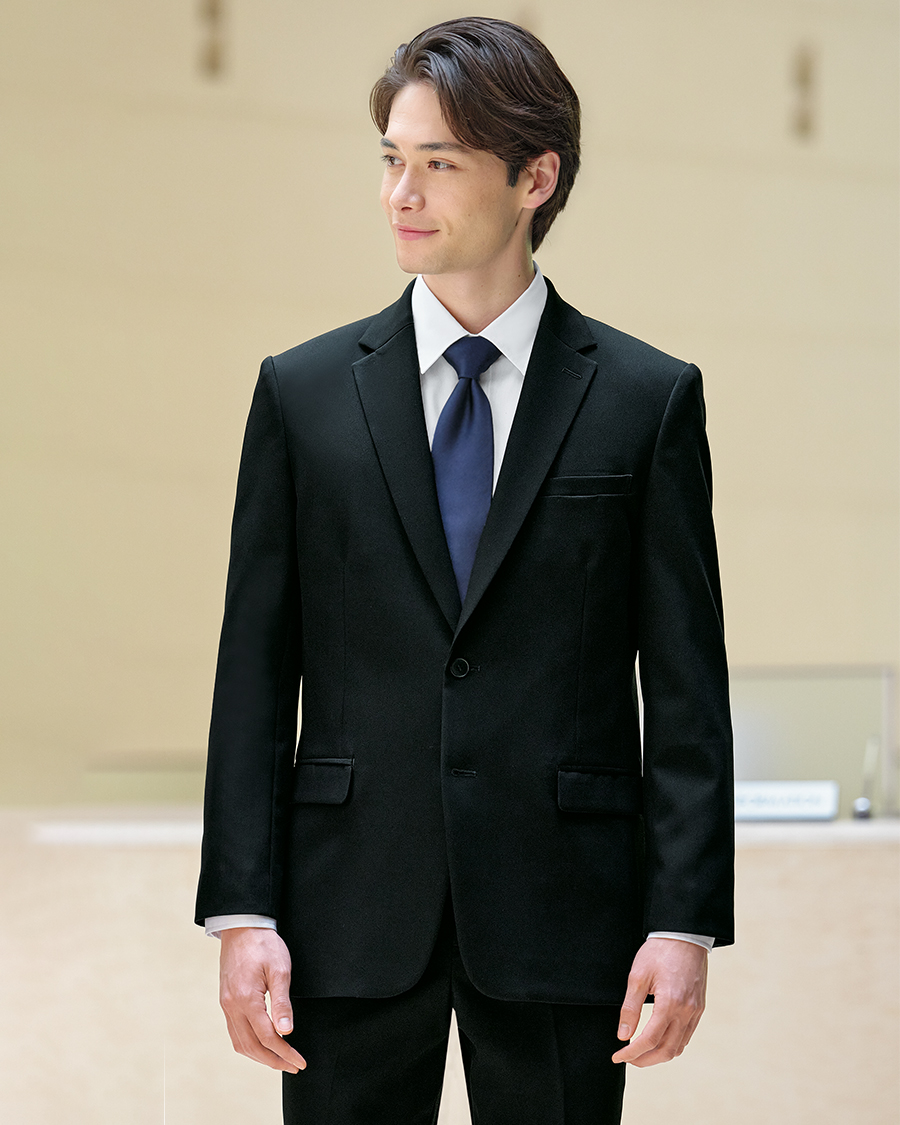 漆黒】メンズ・テーラードジャケット | ユニフォーム総合メーカーの