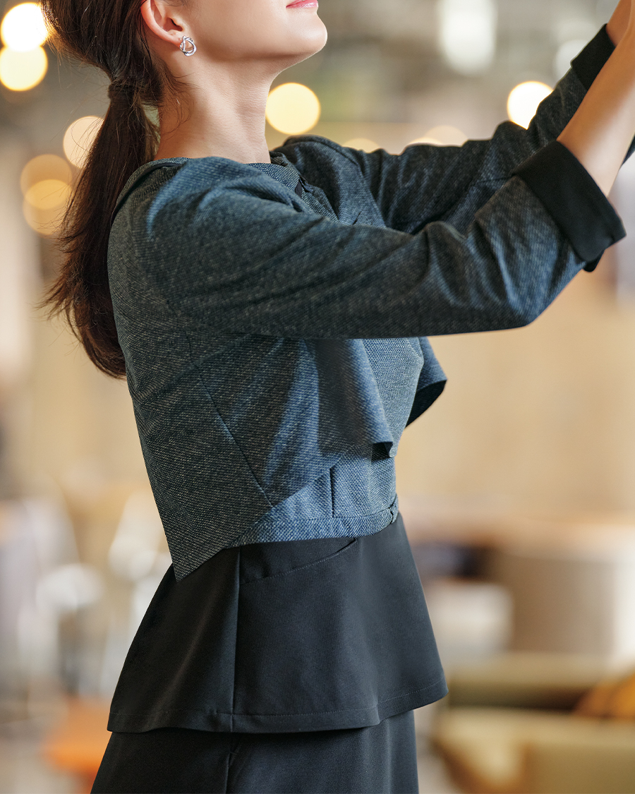 グレイス・ニット】ワンピース風プルオーバー | ユニフォーム総合