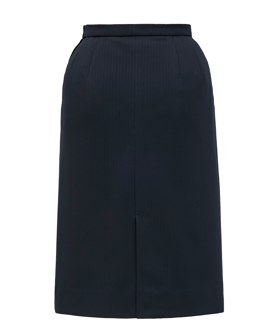 プラチナ・ストライプ】長め丈 タイトスカート | ユニフォーム総合