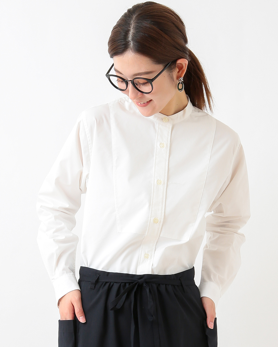 RASHIKI オーガニックコットン 左胸ポケット付きシャツ | ユニフォーム