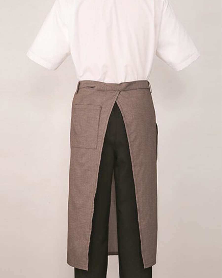 播州織シリアル・シャンブレー】サロンエプロン | ユニフォーム総合