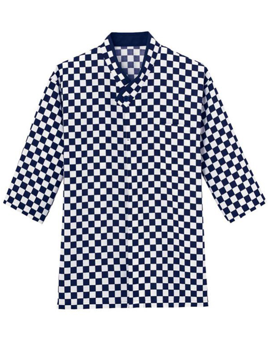 ブッチャー】男女兼用作務衣(上着・炭黒) | ユニフォーム総合メーカー