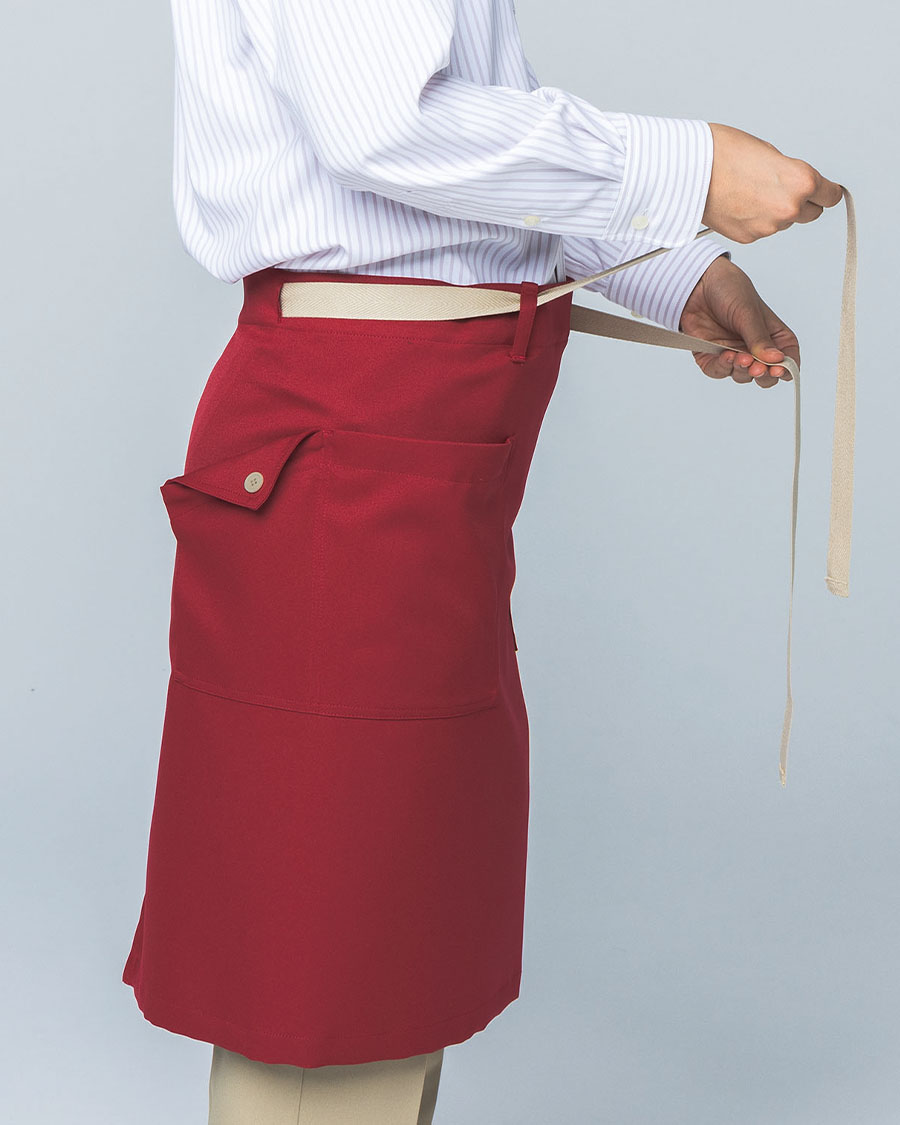 doi apron 働衣　前後2wayエプロン おいしいをつくる職人姿に憧れて。いつも着ていたいエプロン