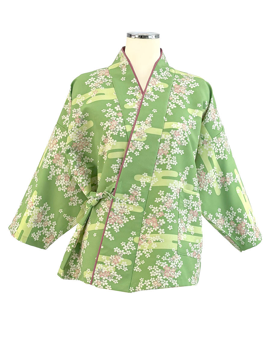 雲取花柄】茶衣着 上着 | ユニフォーム総合メーカーのサーヴォ公式通販