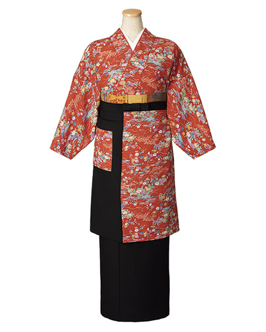 茶衣着 上着 矢絣 | ユニフォーム総合メーカーのサーヴォ公式通販