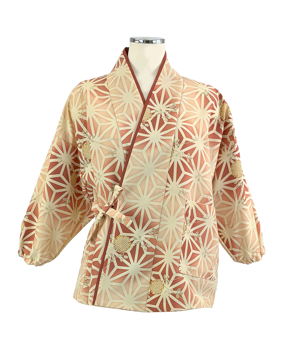 K-3067 訪問着 紬 美しい藍染 刺し子 絞り 麻の葉 花草柄 トールサイズ 紗紬着物 露草の丸・藍紫(KI-2062) – TOTALウェブショップ