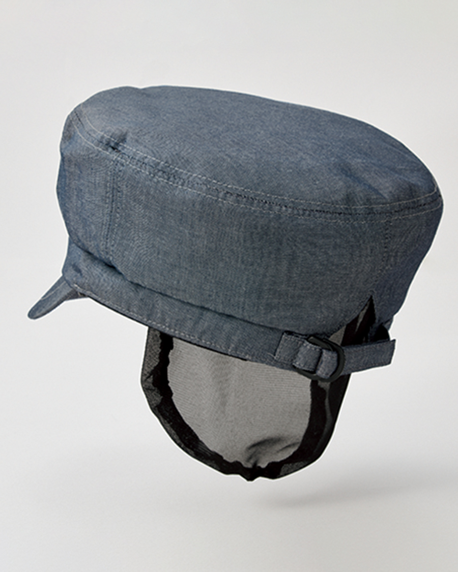 シリアル・シャンブレー】帽子（ネット付き） | ユニフォーム総合