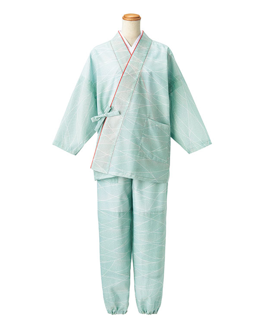 茶衣着（夏用） パンツ 斜線に露絽小紋 | ユニフォーム総合